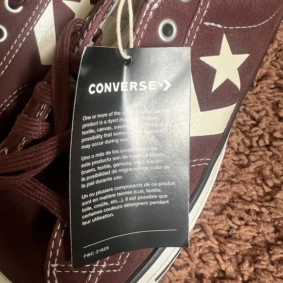 Converse Star Player 76 Suede Men's Low Top Sneakers Size Mens 9.5‎ Brown NEW - Picture 5 of 10